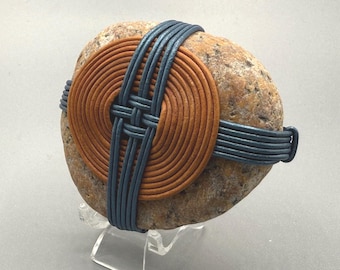 Zen Wrapped Beach Stone: Gratitude Gift, Circle of Life