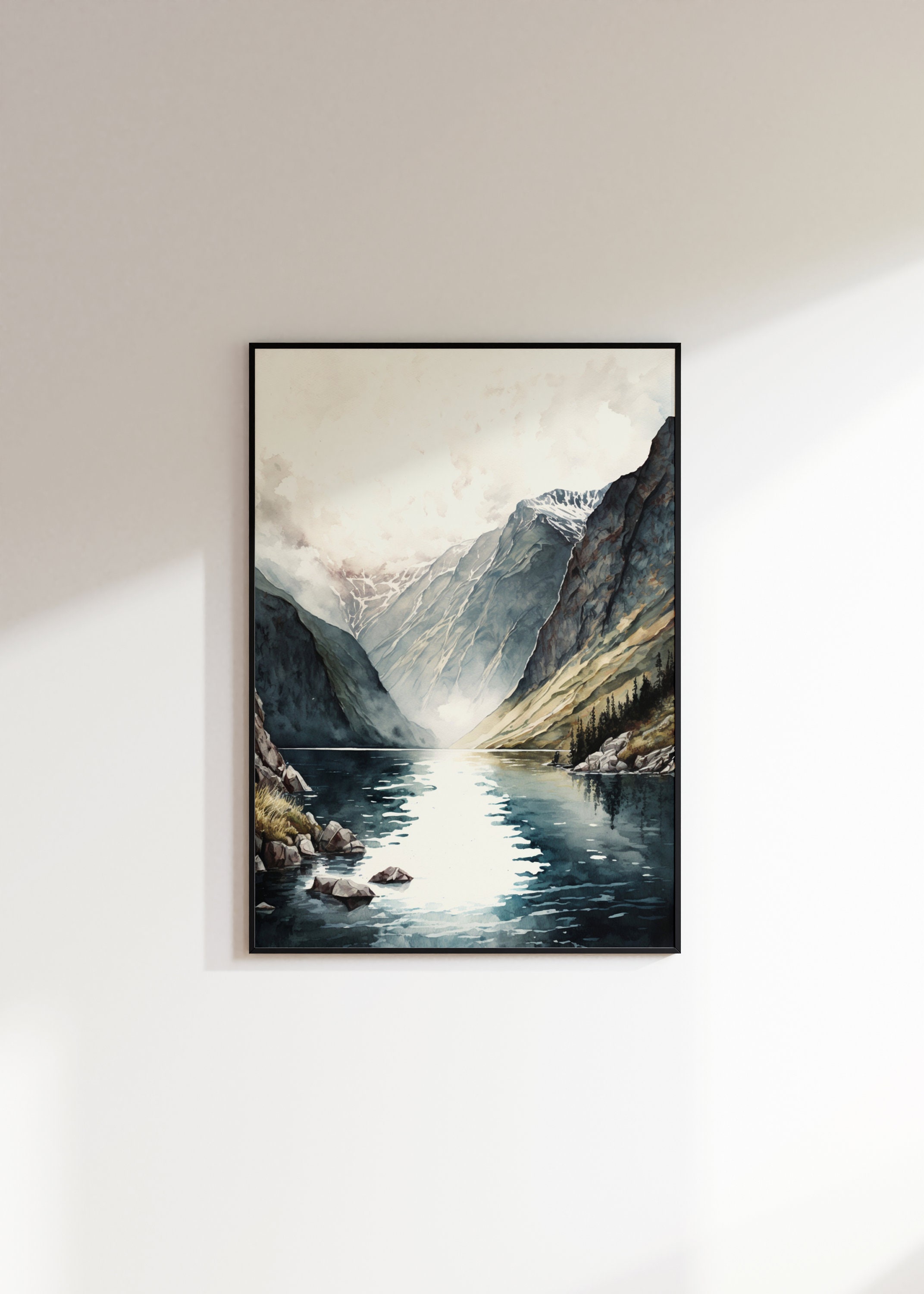 Beautiful view of Fjord-Inspired Wall Decor For Apartments