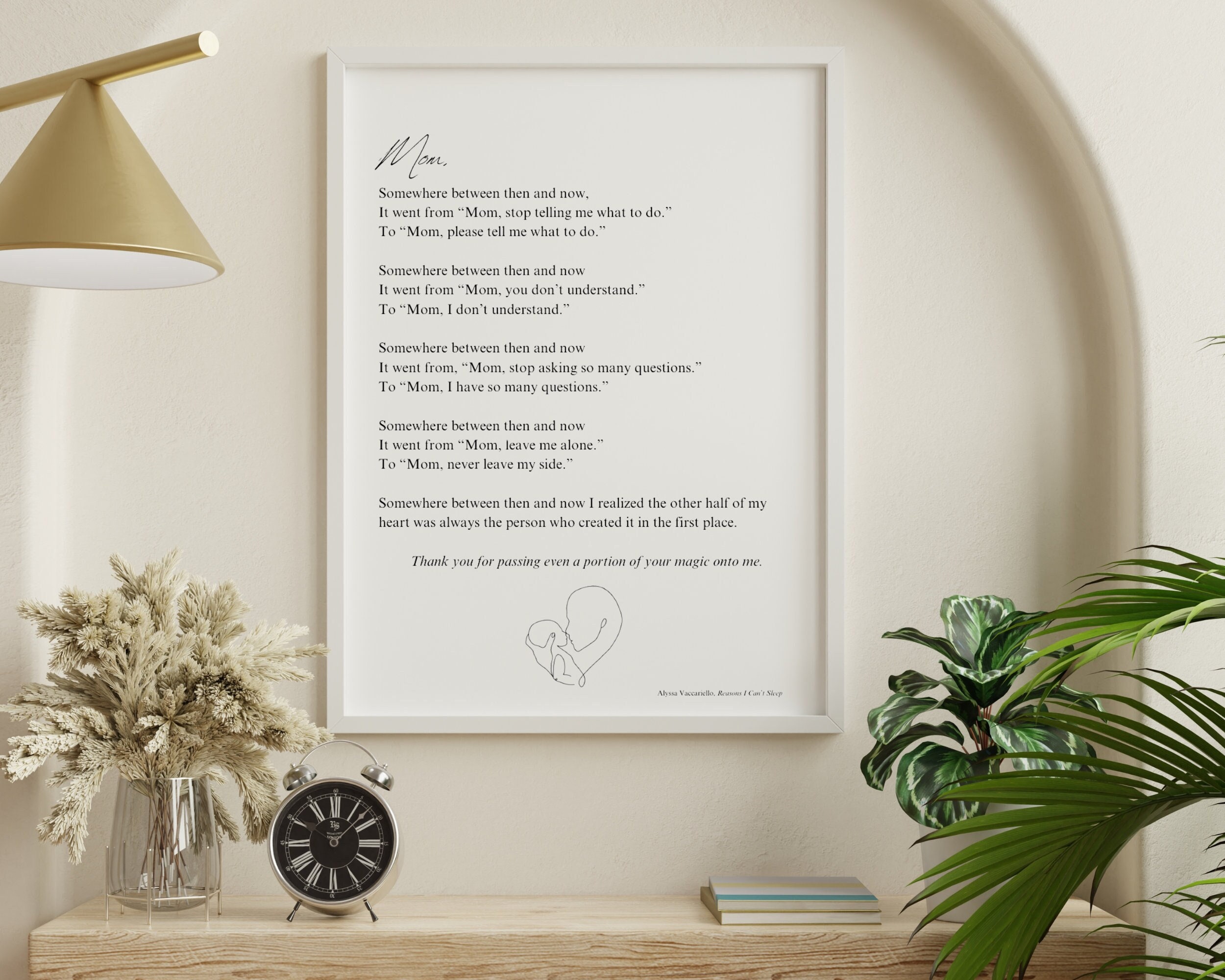 Mom Poem Print, Digital Download - Etsy