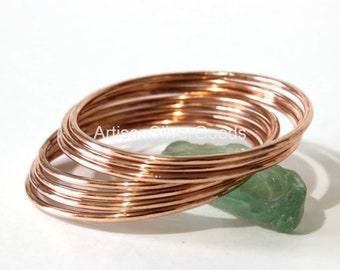 Thin Copper Bangle Bracelet | Handmade solid copper bangle| pure copper jewelry| solid copper bangle