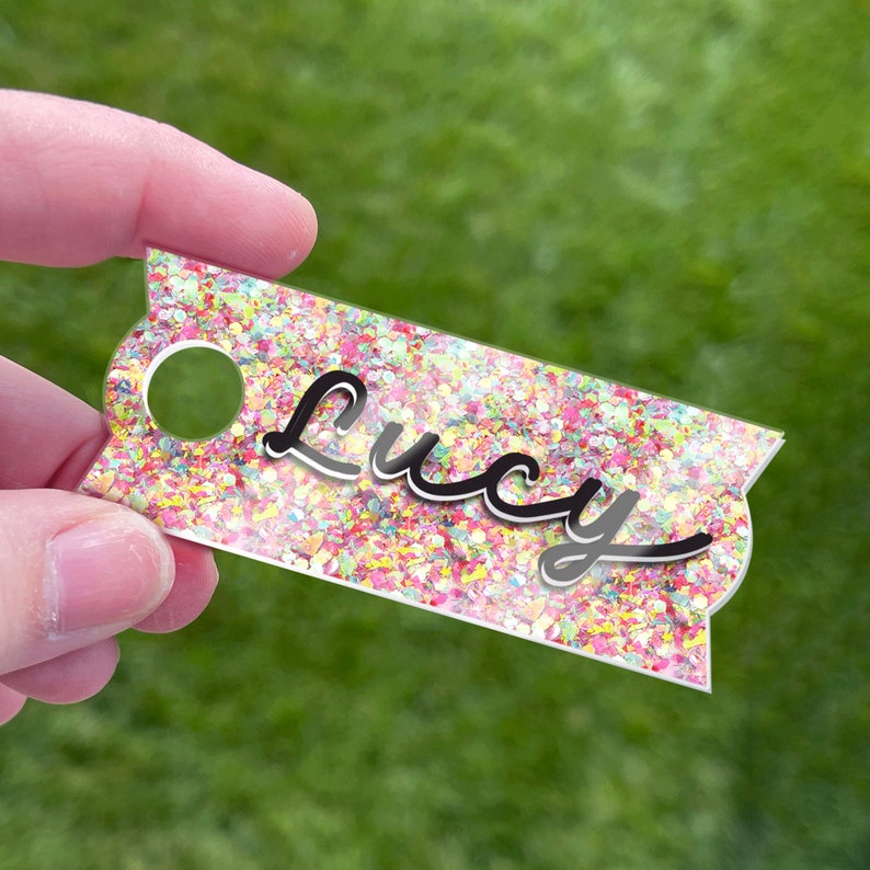 Tumbler Name Plate Name Tag for Water Bottle Stainless Steel Etsy