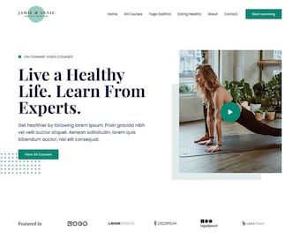 WordPress Thema - WordPress Health Coach Blog Thema - Health Coach Thema - "Jamie & Annie" Instant Digitale Download