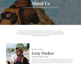 WordPress Theme - WordPress Travel Blog Theme - Travel Theme - "Wanderlust" Instant Digital Download