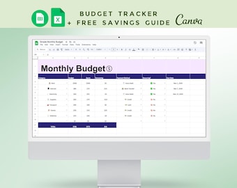 Teacher Budget Planner Printable | Classroom Expense Tracker for Teachers | Editable Google Sheets Budget Template