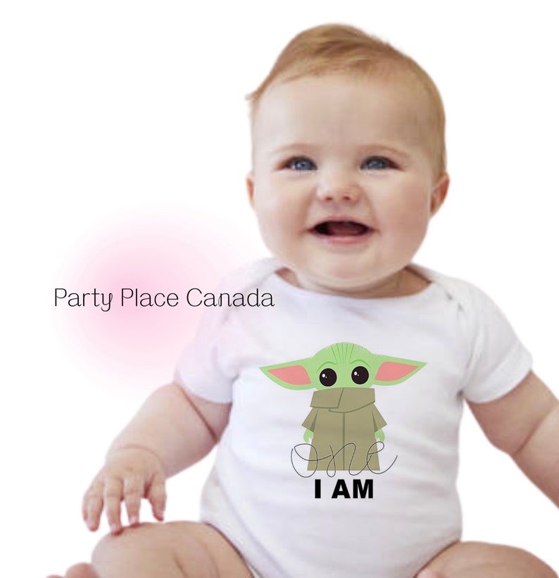 Baby Yoda Birthday Shirt Baby Yoda Birthday Theme 1st Etsy