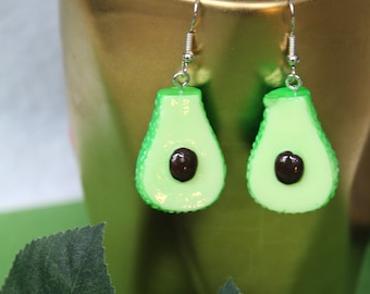 Avocado earrings | Avocado Jewelry | Fruit earrings