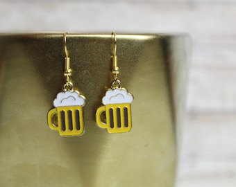 Beer Earrings | Beer mug jewelry | Beer Lover Gift