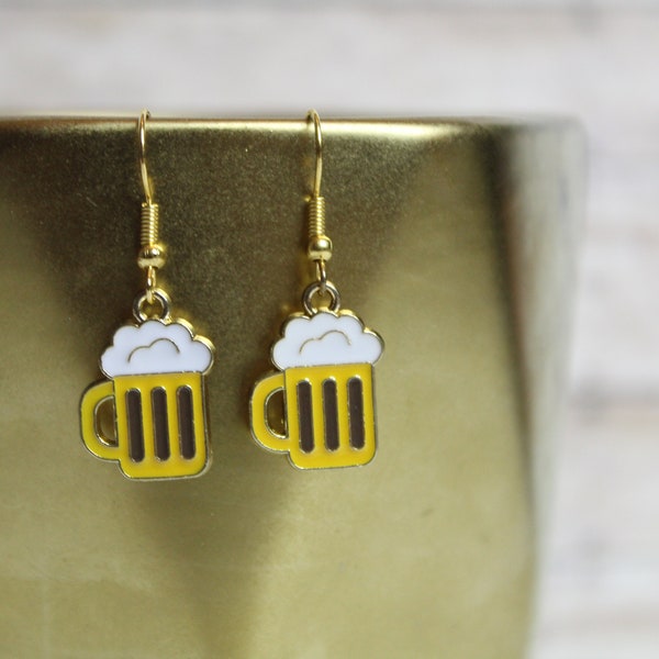 Beer Can Earrings Etsy