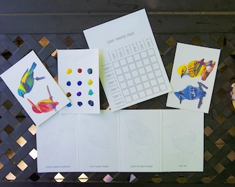 Bird Watercolor Kit: DIY Mini Painting Set for Beginners