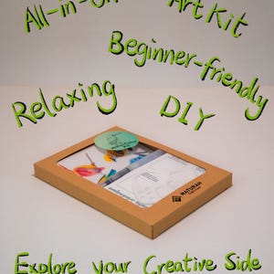 Fågelakvarellkit: Gör-det-själv-målningsprojekt, resekonstpaket, allt-i-ett-kit, fågelälskare bild 7
