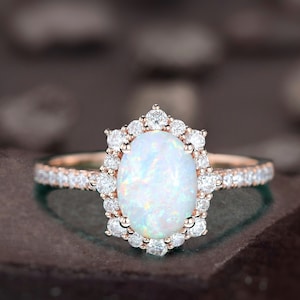 Vintage Opal Ring - Etsy