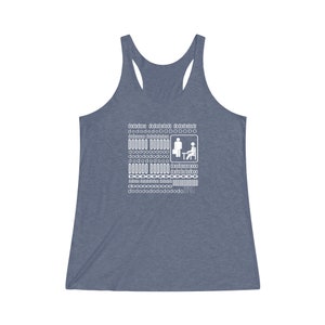 Das Office Thema Song Frauen Tri-Blend Racerback Tank-Top