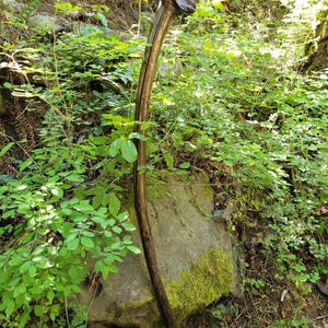 Hand Carved Wooden Staff