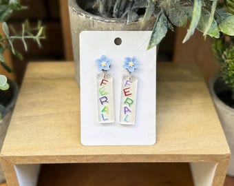 Funny “Feral” Earrings