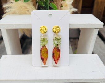 Handmade Floral Earrings