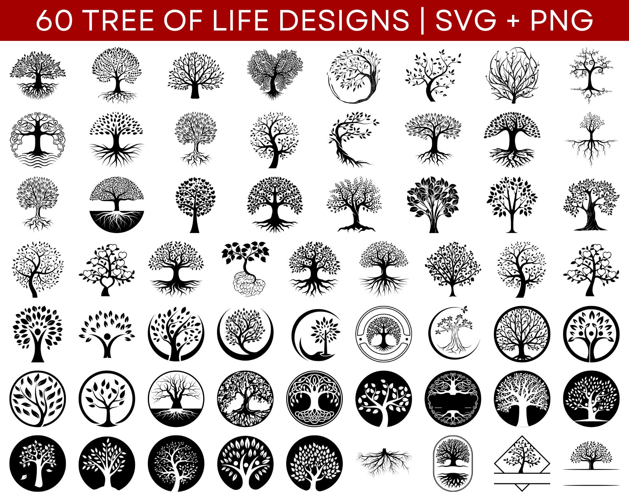 Tree of Life SVG Bundle Tree of Life Clipart Tree of Life - Etsy Australia