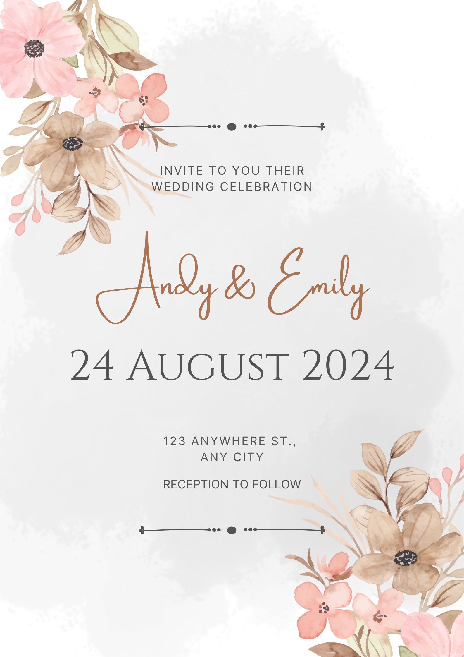Wedding Invitation/ Save the Date