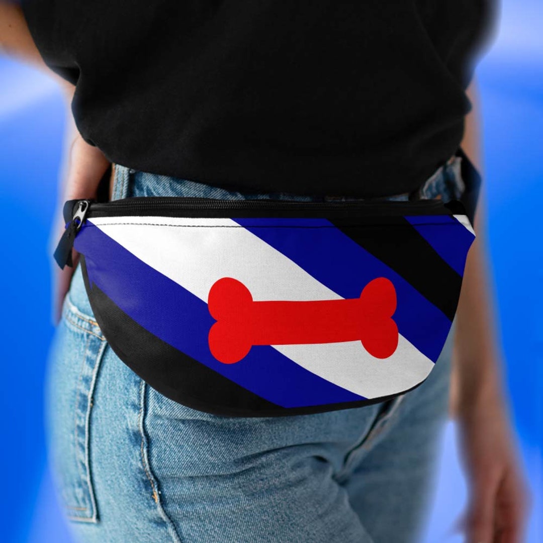 Pup Pride Fanny Pack, Gay Dance Party Shoulder Bag, Poppers and Gear