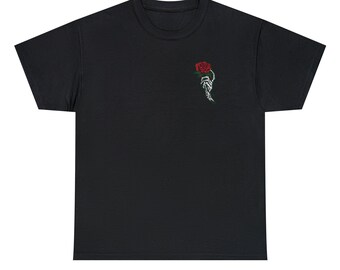 Skeleton Hand Rose Halloween Tshirt
