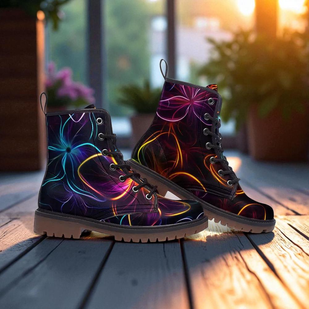 Neon boots
