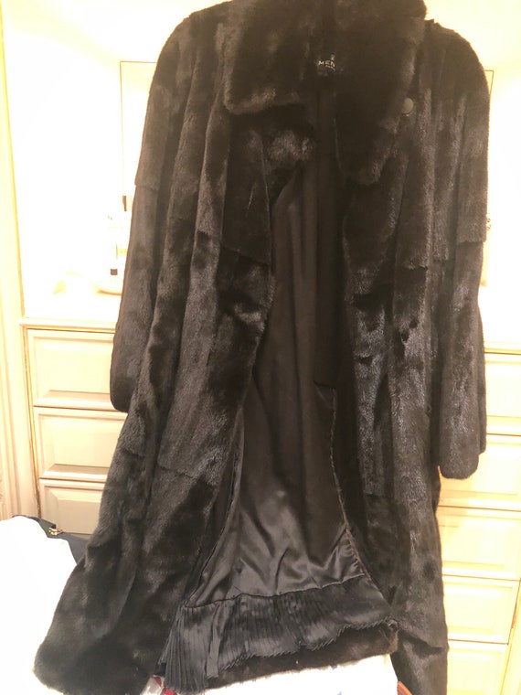 J. Mendel Black Ranch Mink Coat