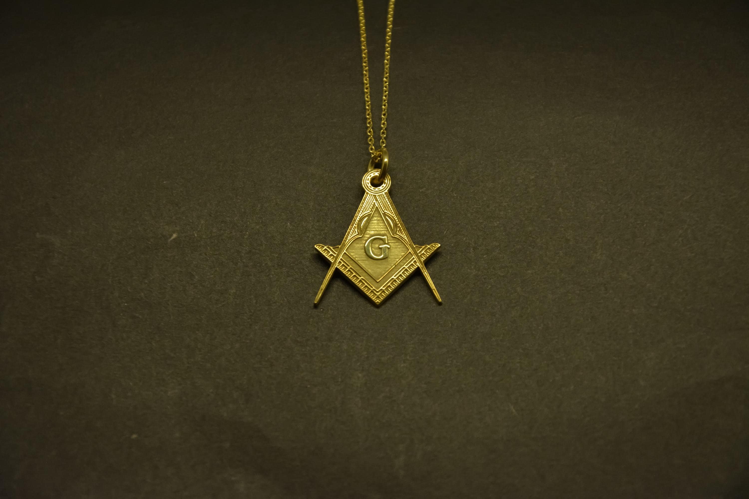 Master Mason Gold Pendant