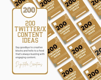 200 Twitter Content Ideen: Small Business Marketing (PDF)
