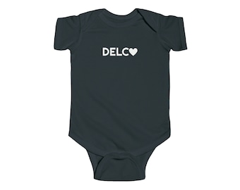 Delco Onesie / Delco Infant & Toddler Bodysuit / Baby Girls or Boys