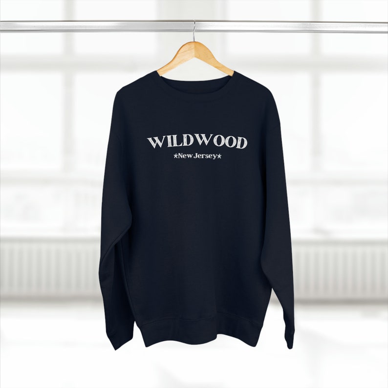 Wildwood New Jersey Sweatshirt: Jersey Shore Vintage Style image 3