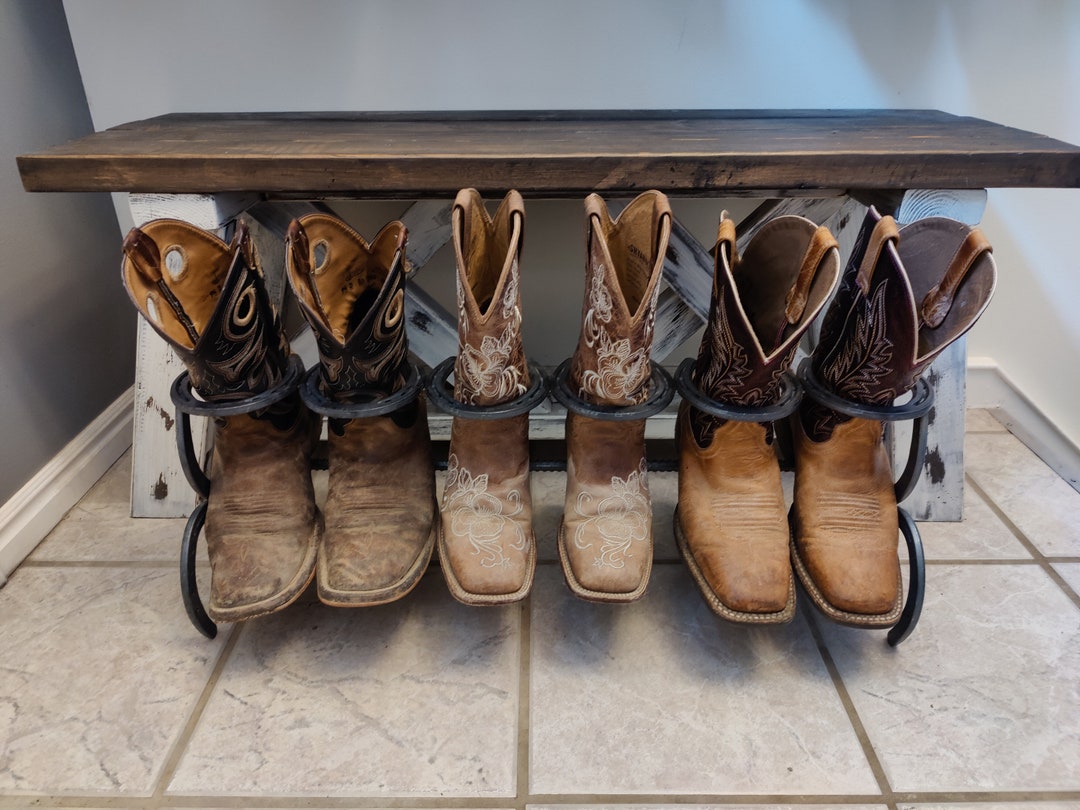 Horse Shoe Boot Rack Etsy