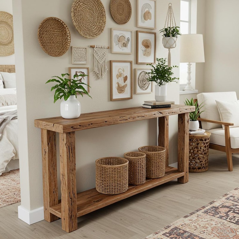 Rustic Console Table - Etsy