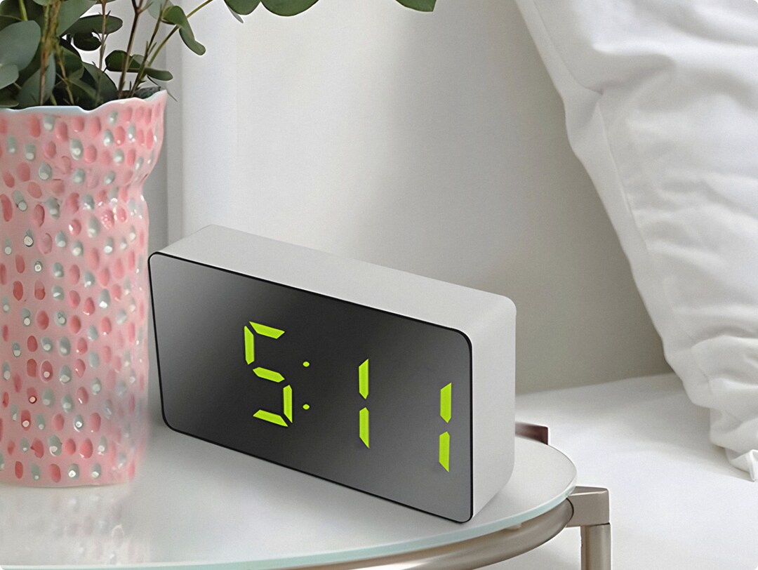 Alarm Clock Office Desk Clock Small Clock Table Clock Etsy