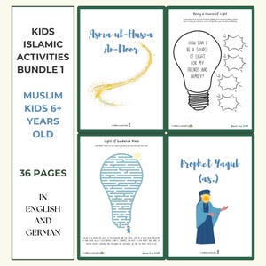 Islamic Printable,25 Prophets of Islam,Quranic activity,Asma ul Husna,Arabic for Beginner,Muslim Toddler,Arabic Letter,Homeschool Muslim Kid