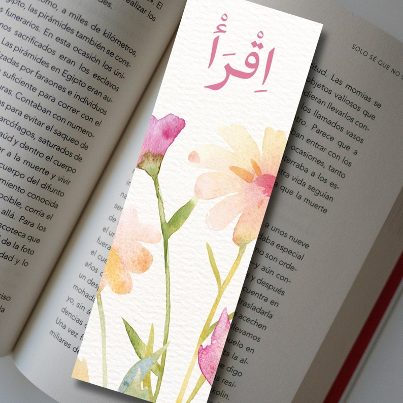 6 Islamic Bookmarks Set, Quranic Bookmark, Bookmark Ramadan, Bookmark