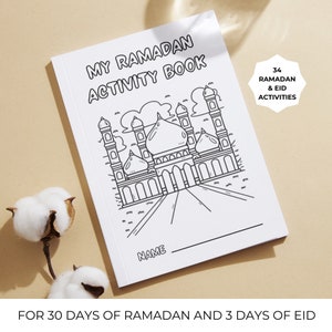 Ramadan Coloring Printable, Eid Activity Book, Ramadan Printable, Ramadan Activities, Eid for Kids, Ramadan Coloring, Eid Coloring
