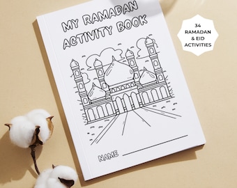 Ramadan Coloring Printable, Eid Activity Book, Ramadan Printable, Ramadan Activities, Eid for Kids, Ramadan Coloring, Eid Coloring
