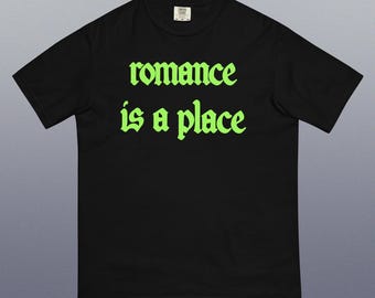 Fontaines DC Band - Romance is a Place Black Heavyweight Shirt