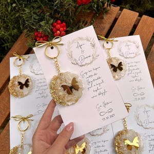 Chaveiro de espelho de borboleta, lembrancinhas de borboleta, lembrancinhas de boas-vindas, lembrancinhas de quinceanera, lembrancinhas de 16 anos, miss 15, lembrancinhas de casamento, presente de madrinha