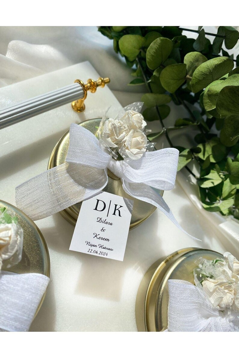 Personalized Flowers Tin Candle, Baptism Candle Favor, Soy Wax Favors ...