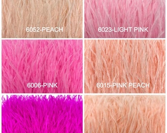 Ostrich Feather Multi Pack - Choose From over 35+ Colors - Ostrich Fringe Feather Trim Craft Supply