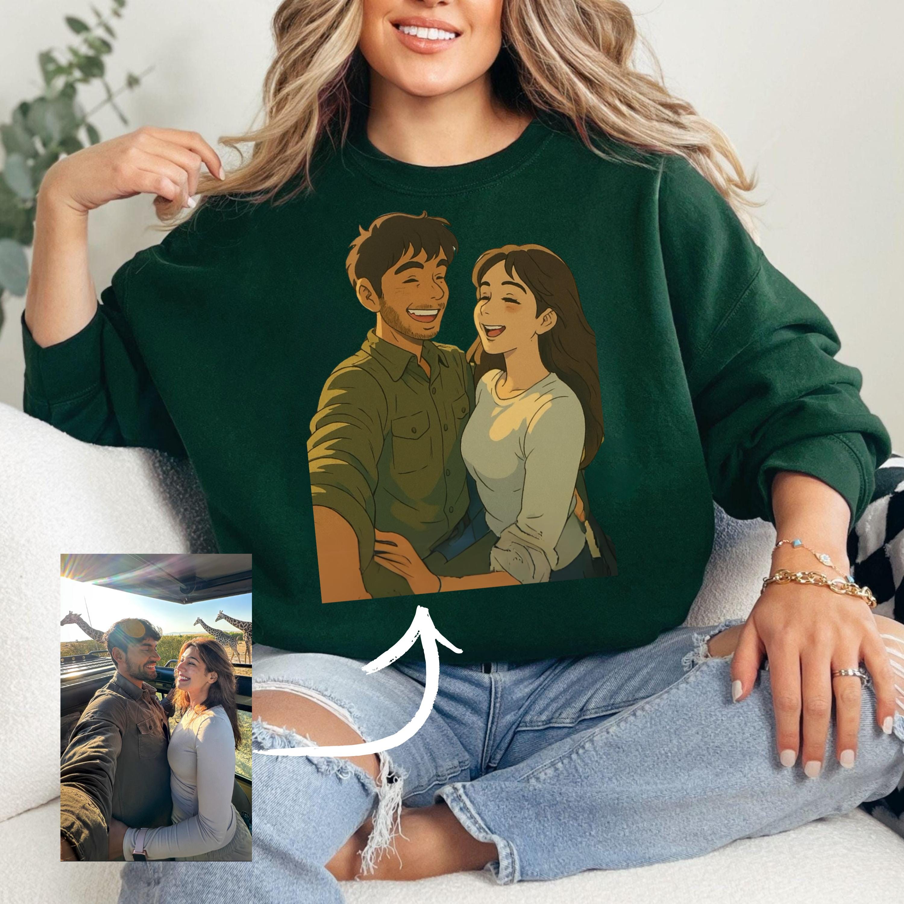 Custom Personalized Couple Anime Inspired Shirt Perfect Gift for ...