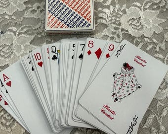 Vintage American Airlines Airlines Collectible Playing Cards Complete Advertisement Graphic