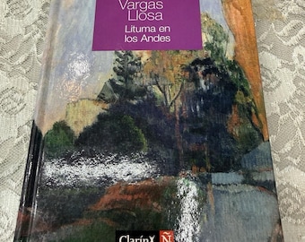 Vintage Lituma En Los Andes by Mario Vargas Llosa (1997, Hardcover) Spanish