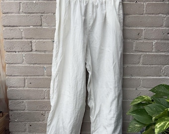 Pantalones deportivos Skyr de estilo vintage de los 90, estilo Y2K, para mujer, cortavientos, talla M, color blanco.