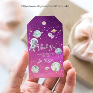 Two The Moon Favor Tag Birthday Girl Editable Two The Moon Birthday Decor Two The Moon Birthday Outer Space Birthday Girl TM02