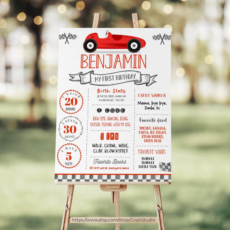 EDITABLE Two Fast Welcome Sign Two Fast Birthday Race Car Birthday ...
