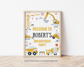 64 Pezzi Decorazione Di Compleanno Di Escavatori 2 Anni, Escavatore - Foto 4