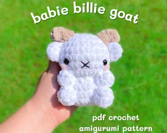 baby billie geit haak pdf haakpatroon amigurumi kawaii knuffel instructies