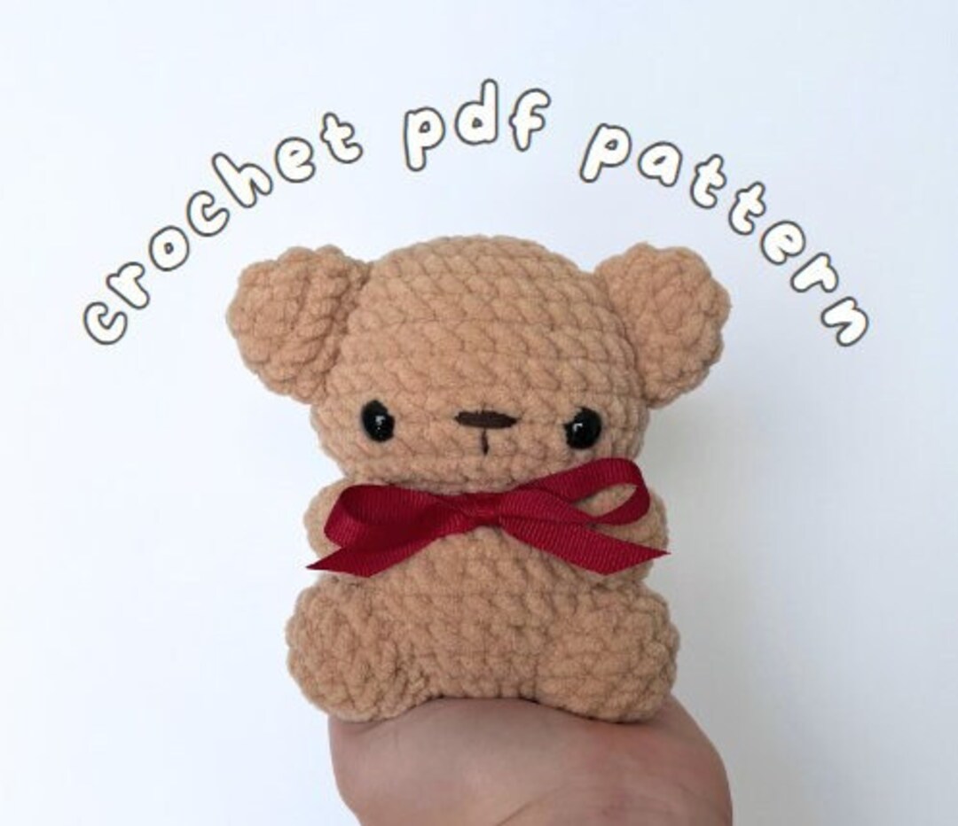 Cuddle Bear Crochet Teddy Bear Pdf Pattern Amigurumi - Etsy