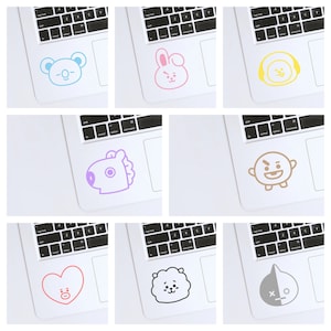 BTS Decal | Bangtan | KPOP Lightstick Decal | Vinyl Decal | Vinyl Sticker | Koya | Cooky | Chimmy | Mang | Shooky | Tata | RJ | Van